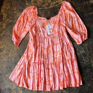 Sanctuary Tropical Print Mini Dress. New woth Tags